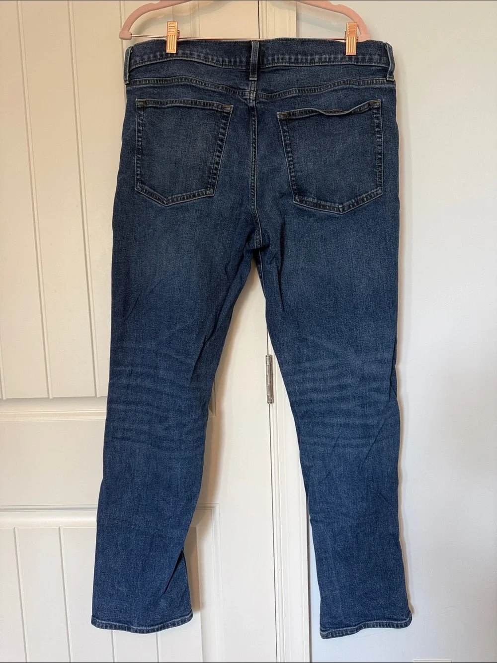 J. Crew Slim Straight Jeans in Medium Indigo